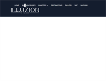 Tablet Screenshot of illuzioncruises.com